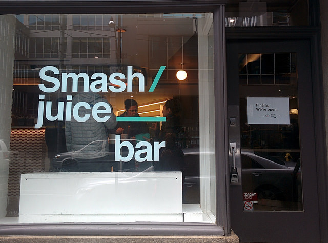 Smash Juice Bar outside