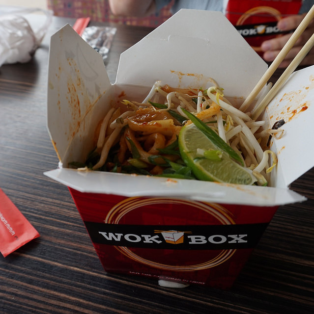 dandan tofu udon noodle box from wok box in lloydminster
