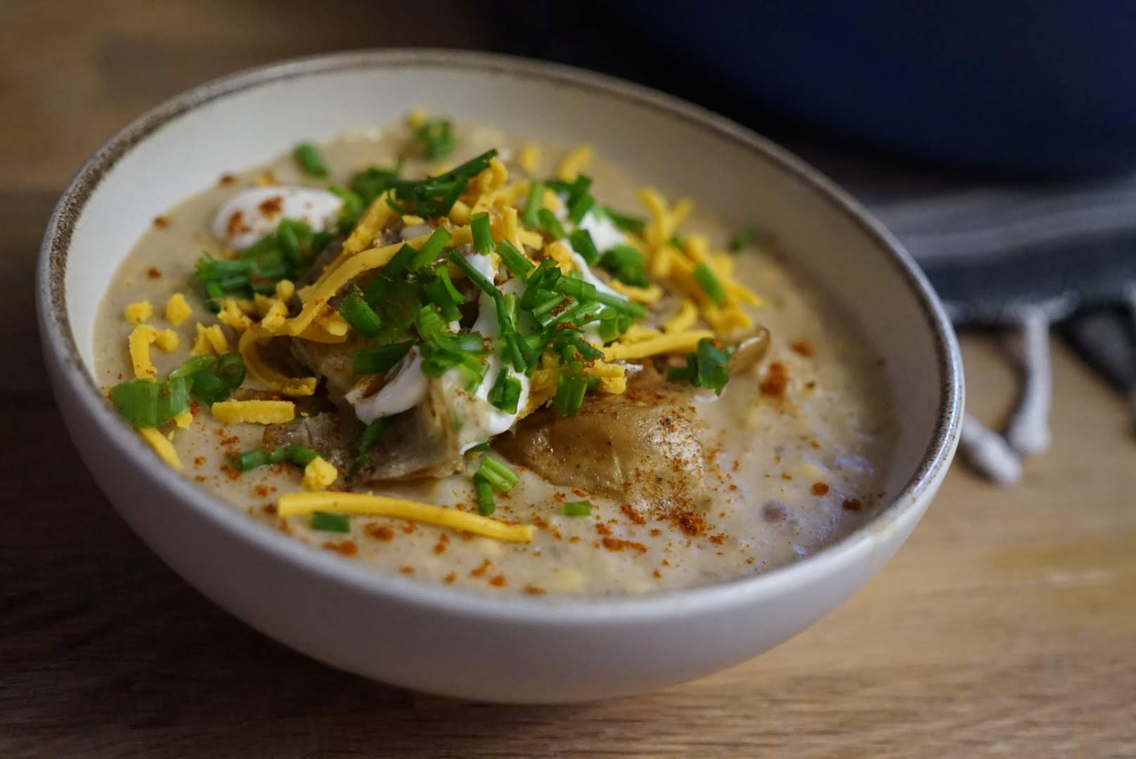 Vegan Baked Potato Soup
